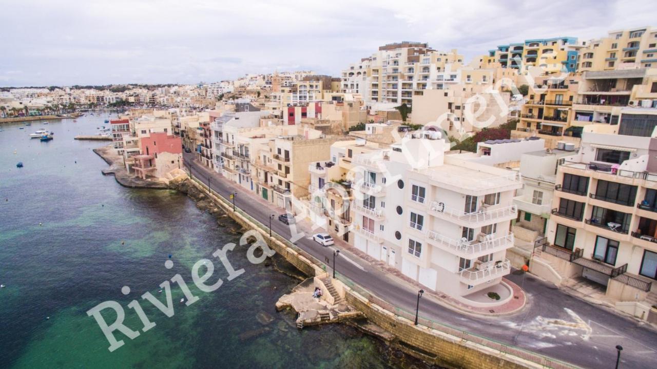 Riviera Holiday Apartments - Seafront - Wifi Marsaskala Exterior photo